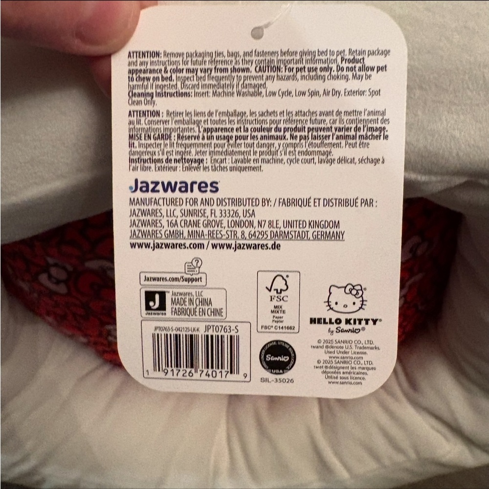 New Hello Kitty Sanrio Pet Bed Squishmallow style - Picture 11 of 11